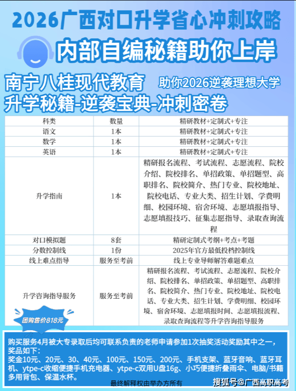 广西单招对口如何复习,如何加强学习力? 最好的复习材料、最精准、定向编制、押题、 南宁八桂现代教育 升学秘籍-逆袭宝典-冲刺密卷