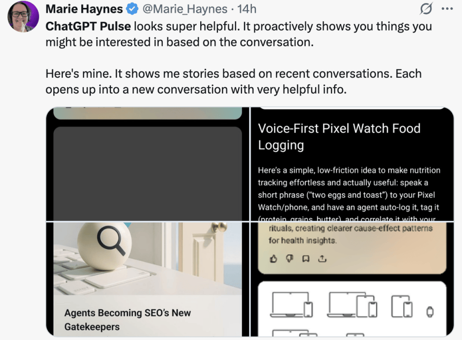 OpenAI全新功能ChatGPT Pulse, 难道是微信公众号的终极进化？