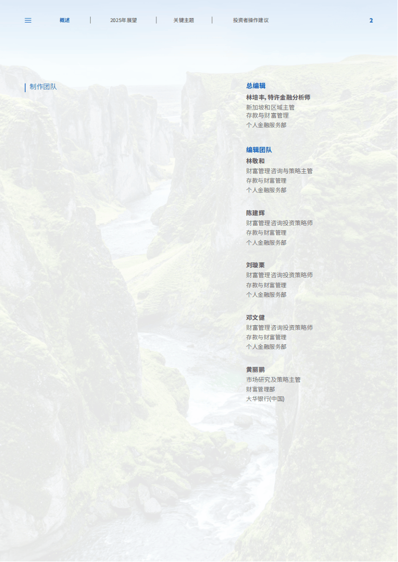 2025年市场展望报告-在动态环境中把握市场趋势